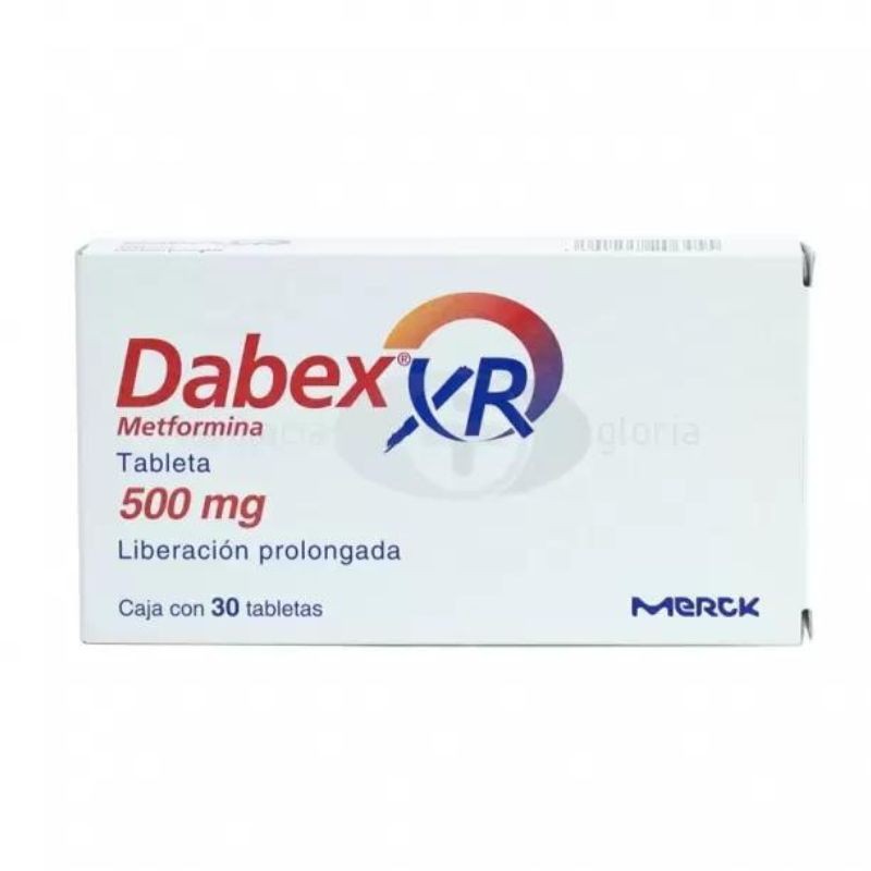 DABEX XR 500 MG, 30 TABLETAS.