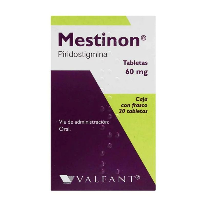 Mestinon 60 mg, 20 tabletas