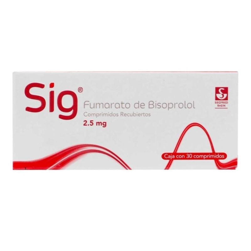 Sig 2.5 mg, 30 comprimidos