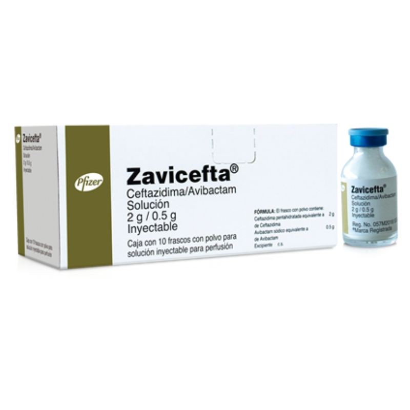 Zavicefta 2 g/0.5 g c/10 Frascos